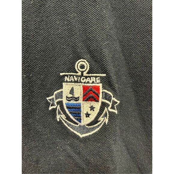 Navigate Navy Crest Yachting Polo Shirt sz XXL - Picture 3 of 6